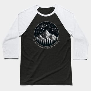 Nocturnal Peaks Baseball T-Shirt